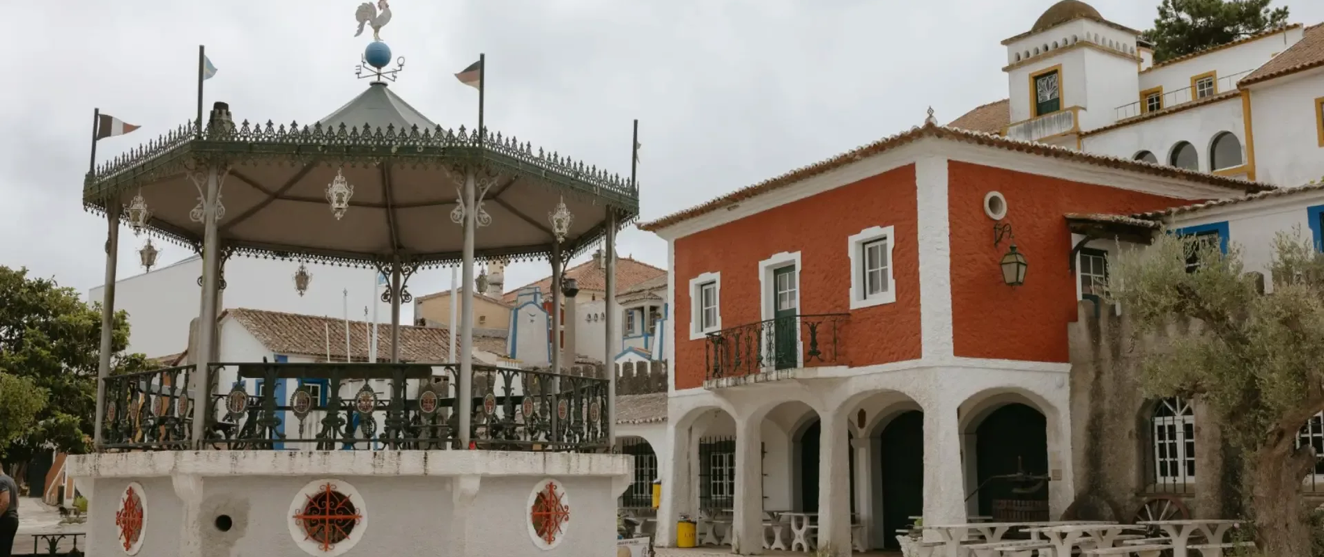 Traditional Portuguese village scene at José Franco's miniature village in Mafra, Portugal.