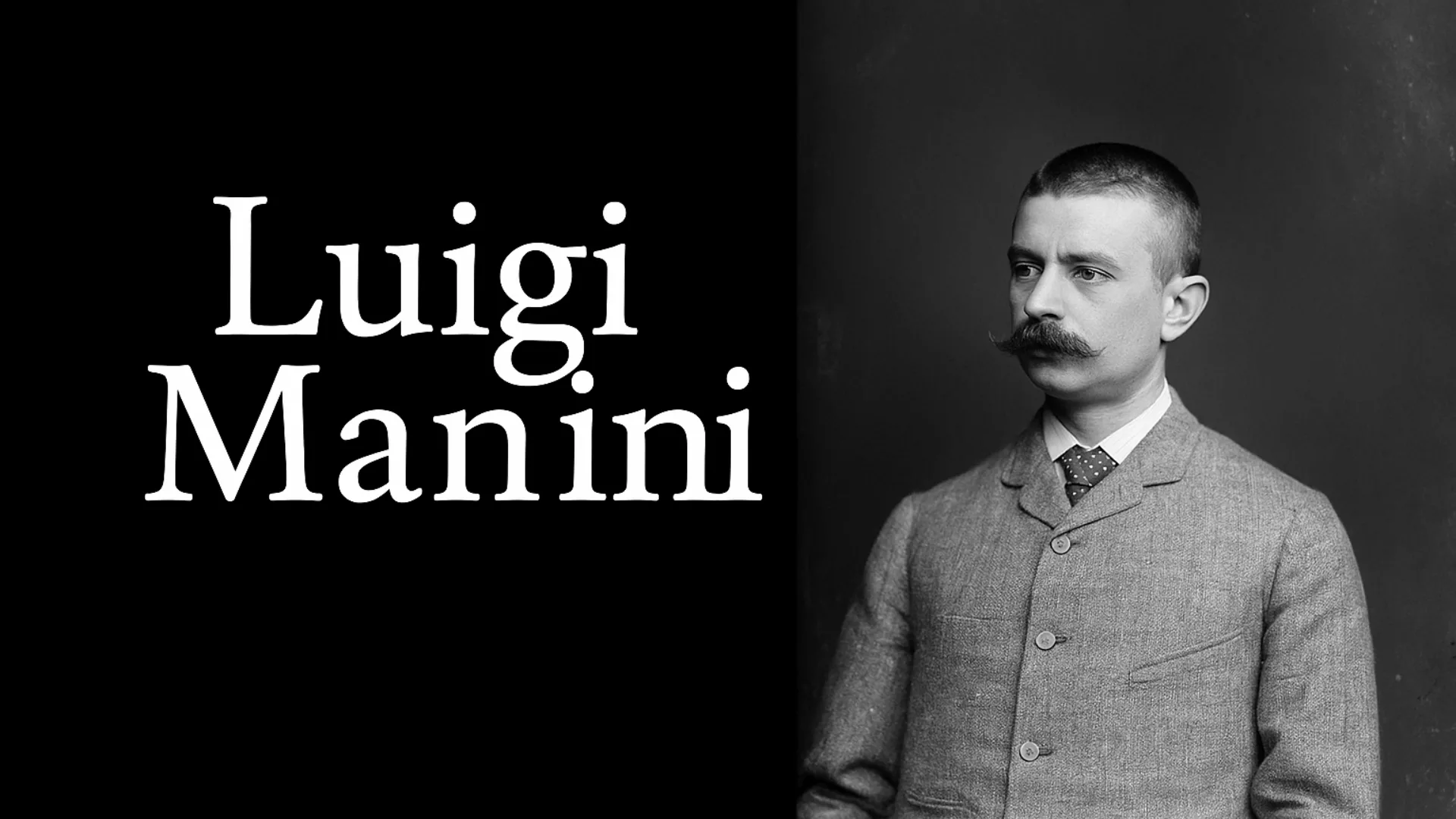 Portrait of Luigi Manini, Italian architect of Quinta da Regaleira in Sintra, Portugal.