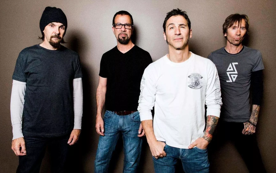 Promotional photo of American rock band Godsmack, headliners of Vagos Metal Fest 2026 in Portugal