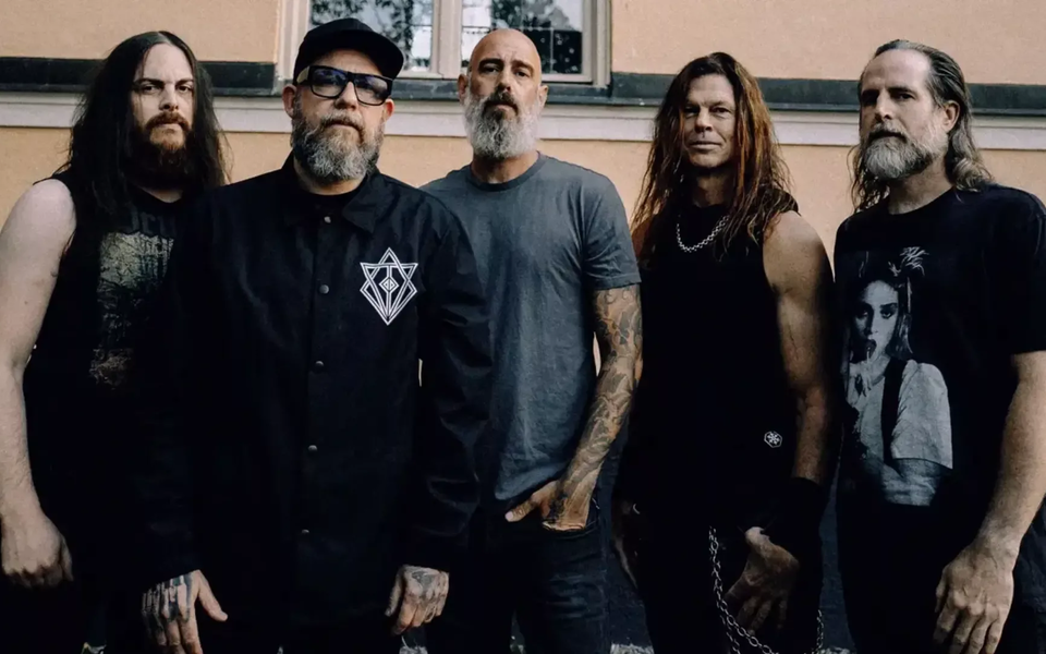 Promotional photo of Swedish metal band In Flames, confirmed for Vagos Metal Fest 2026 in Portugal